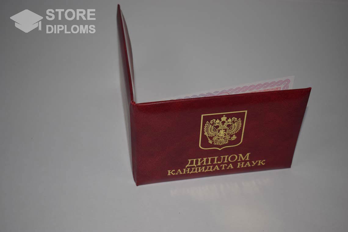 Диплом Кандидата Наук - Обратная Сторона период выдачи 2013-2016 -  Братск